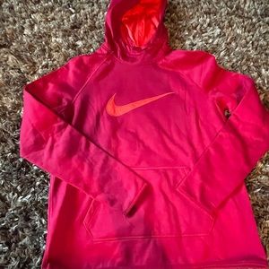 Pink Nike hoodie